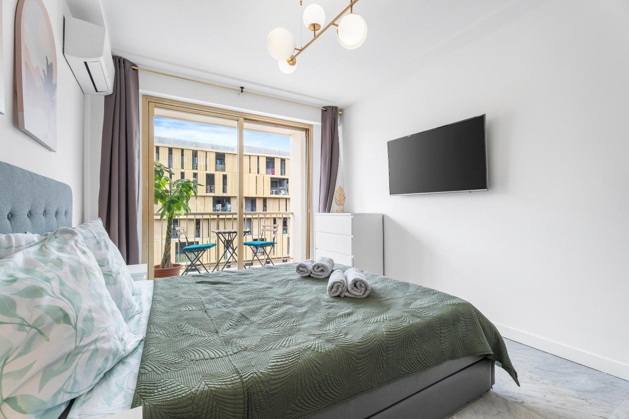 Elegant Studio Avec Terrasse Proche Mer Tramway Ніцца Екстер'єр фото